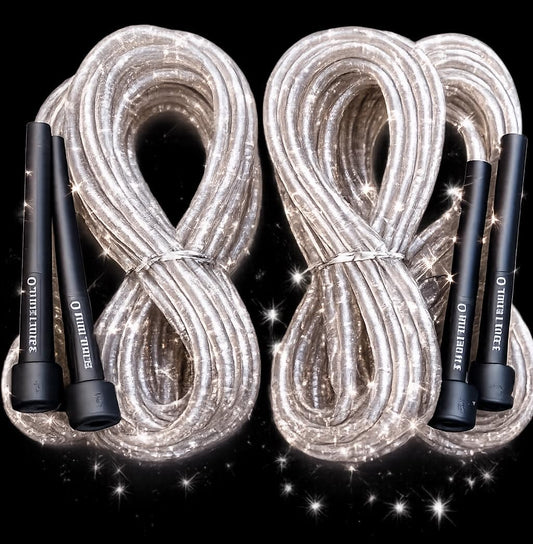 Street Ropez Royalty Double Dutch Jump Ropes (Set of 2) – 14 ft, Heavy-Weight, Tangle-Free, No Doubling Needed, Perfect for Beginners & Pros + Bonus Storage Bag