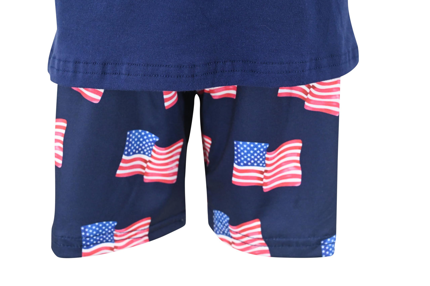 Unique Baby Boys American Boy 4th of July 2pc Tank Shorts Set