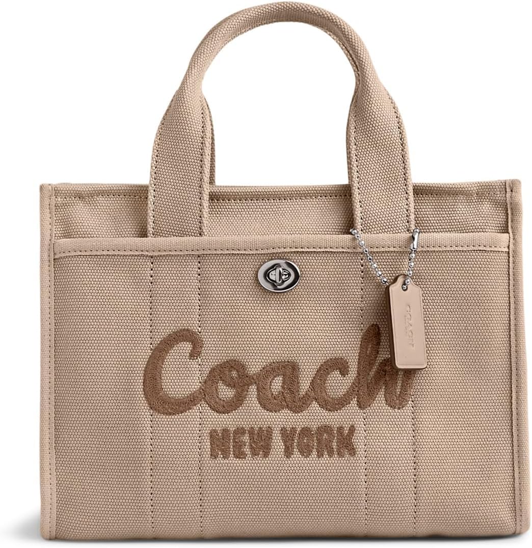 COACH Women's Camo Printed Canvas Cargo Tote 26