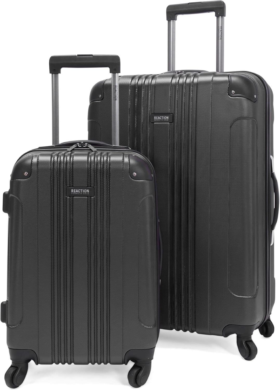 Kenneth Cole REACTION Out of Bounds Lightweight Hardshell 4-Wheel Spinner Luggage, Rose Gold, 2-Piece Set (20" & 28")