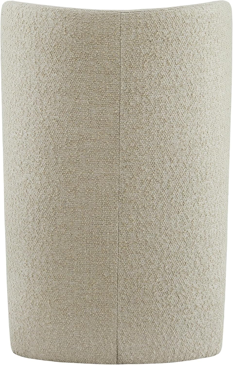 CHITA Upholstered Rolling Dining Chair with Casters Set of 2, Oatmeal | FSC Certified Modern Fabric Dining Chair with Casters, Boucle Dining Chairs for Reading Room Kitchen Dining Room