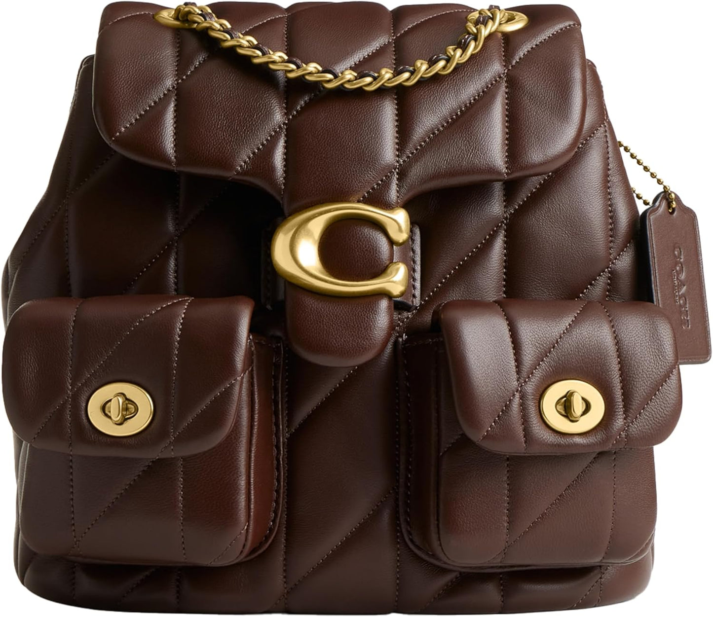COACH Women's Quilted Leather Tabby Backpack