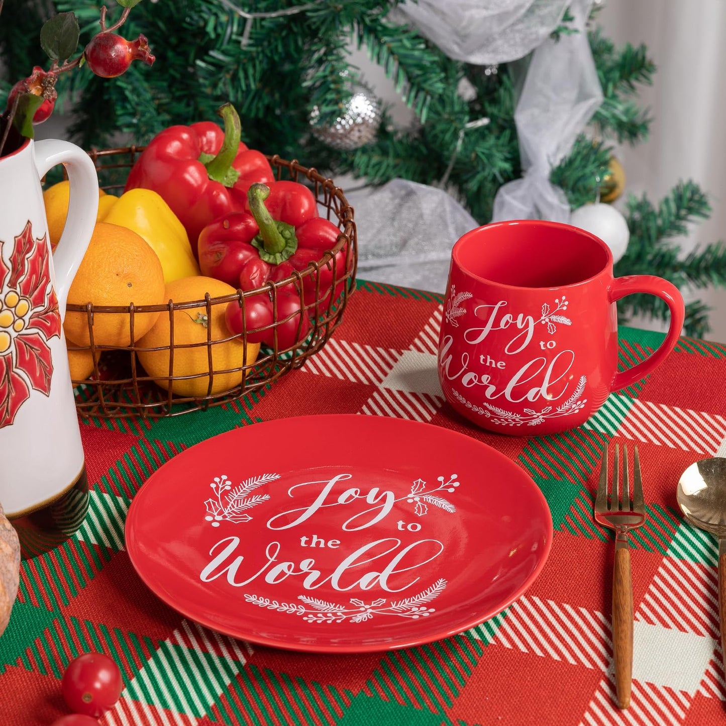 LEHAHA Ceramic Christmas Coffee Mug set,16 OZ Holiday Mugs Set of 6, Festival Coffee Cups with Warm Greeting sayings, Porcelain Christmas Drinkware Ideal for Hot Cocoa, Holiday Tea & Winter Beverages