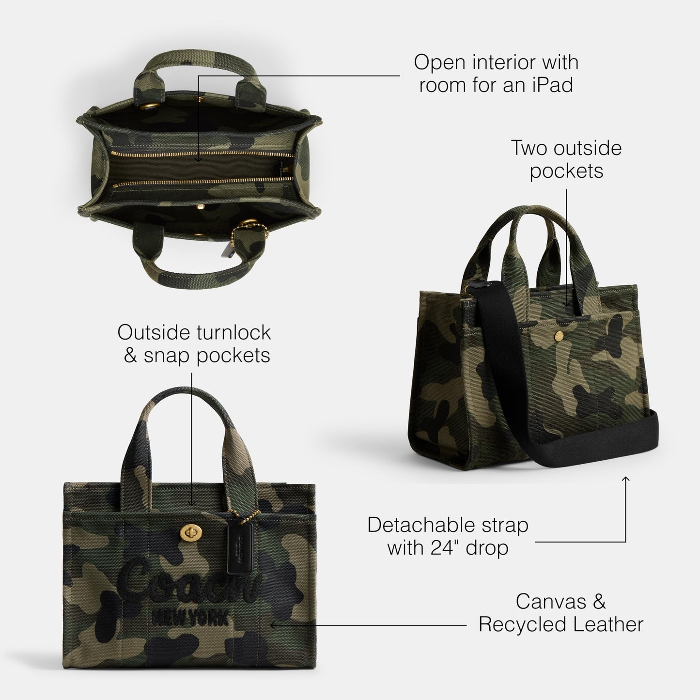 Coach Women's Cargo Tote 26