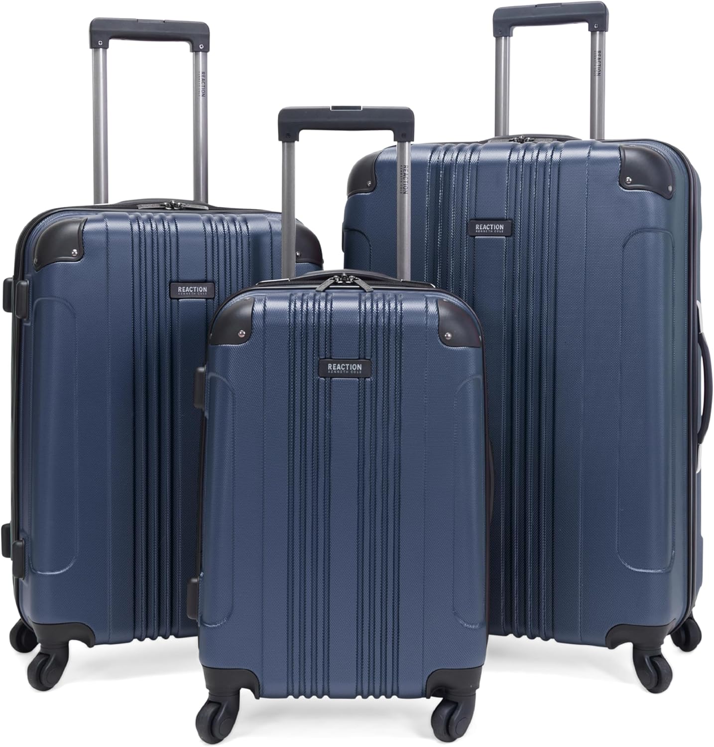 Kenneth Cole REACTION Out of Bounds Lightweight Hardshell 4-Wheel Spinner Luggage, Rose Gold, 2-Piece Set (20" & 28")