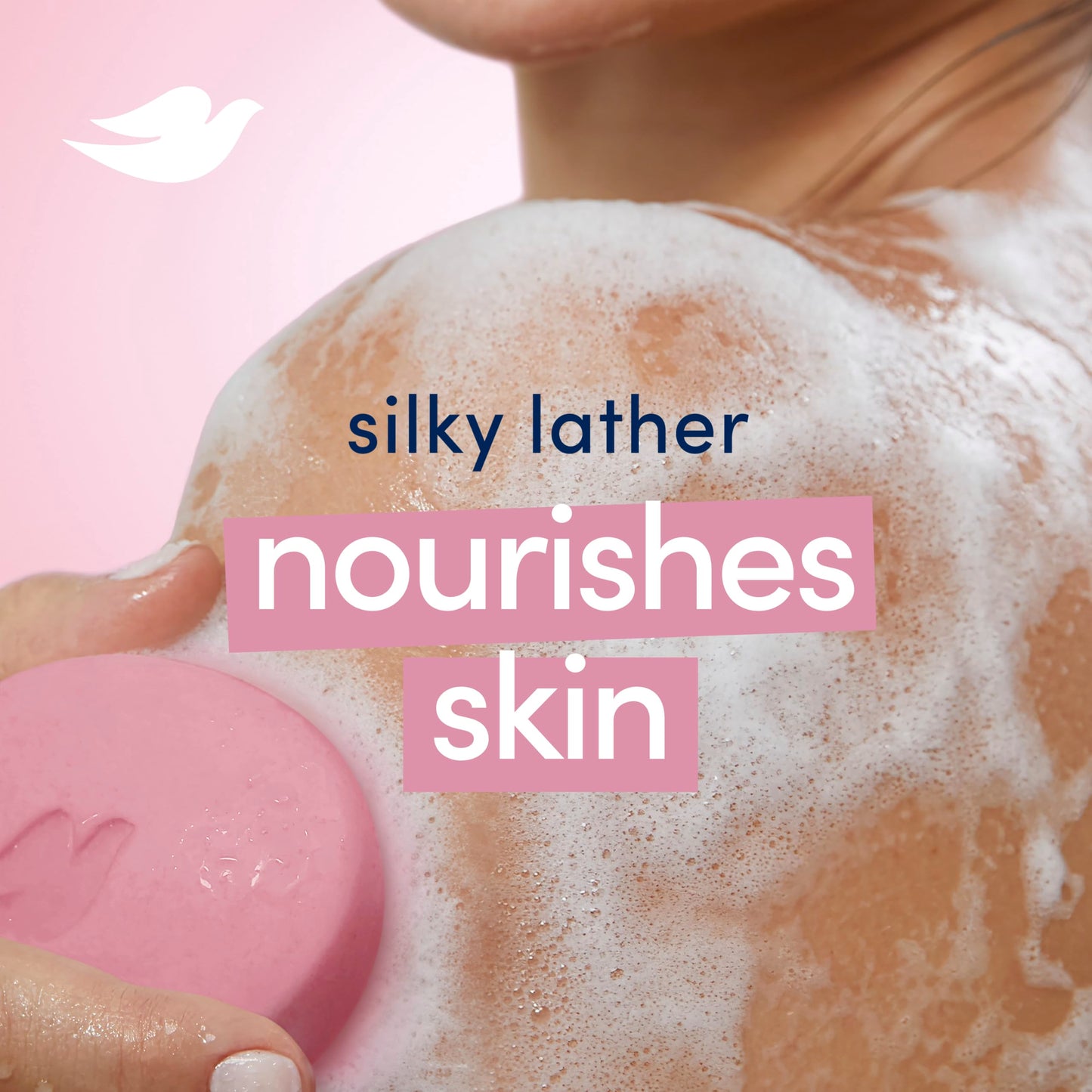 Dove Beauty Bar Soap Pink Rosa 6 Count for Soft, Smooth Skin, Cleans & Moisturizes 3.75 oz