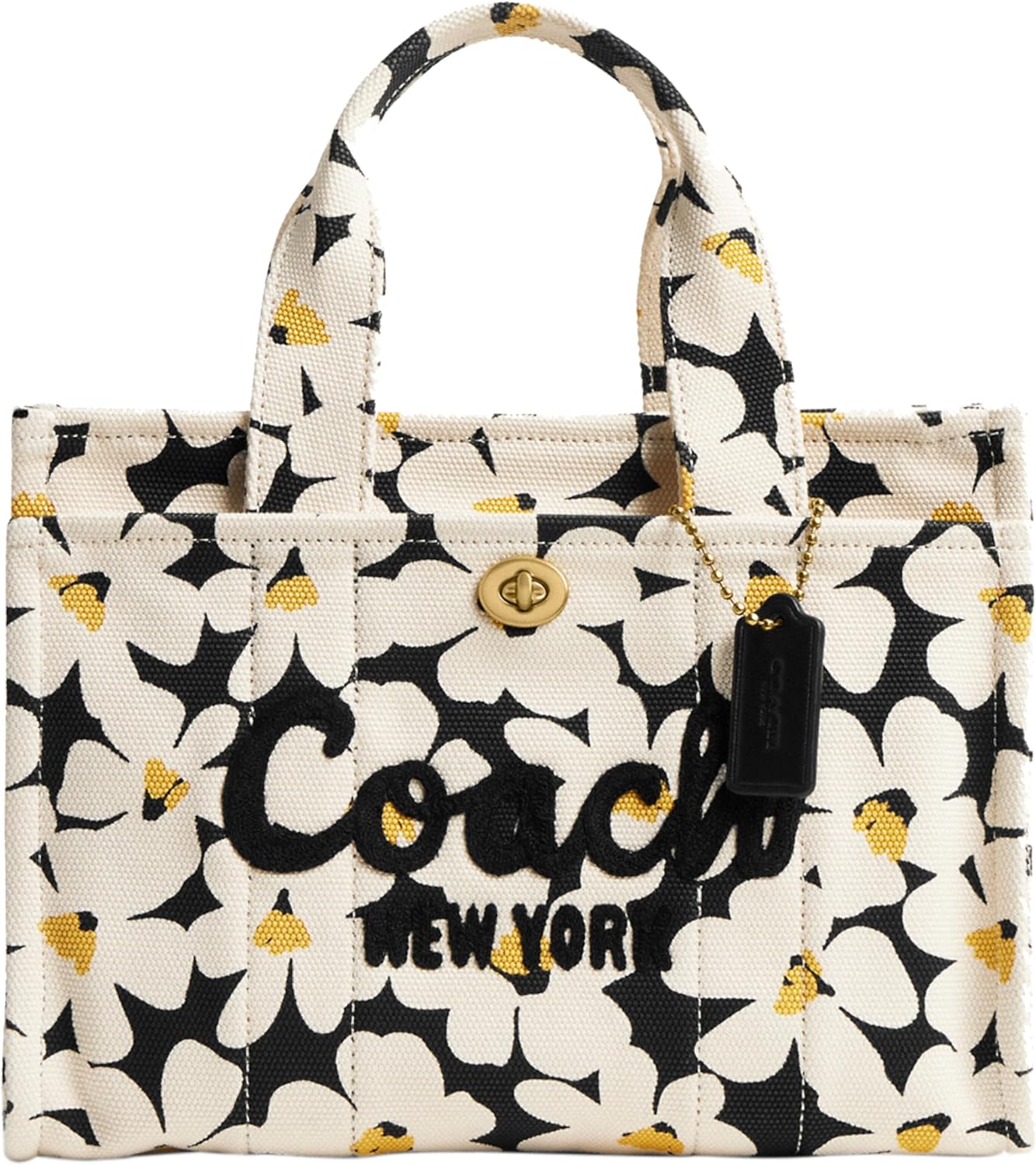 COACH Women's Camo Printed Canvas Cargo Tote 26