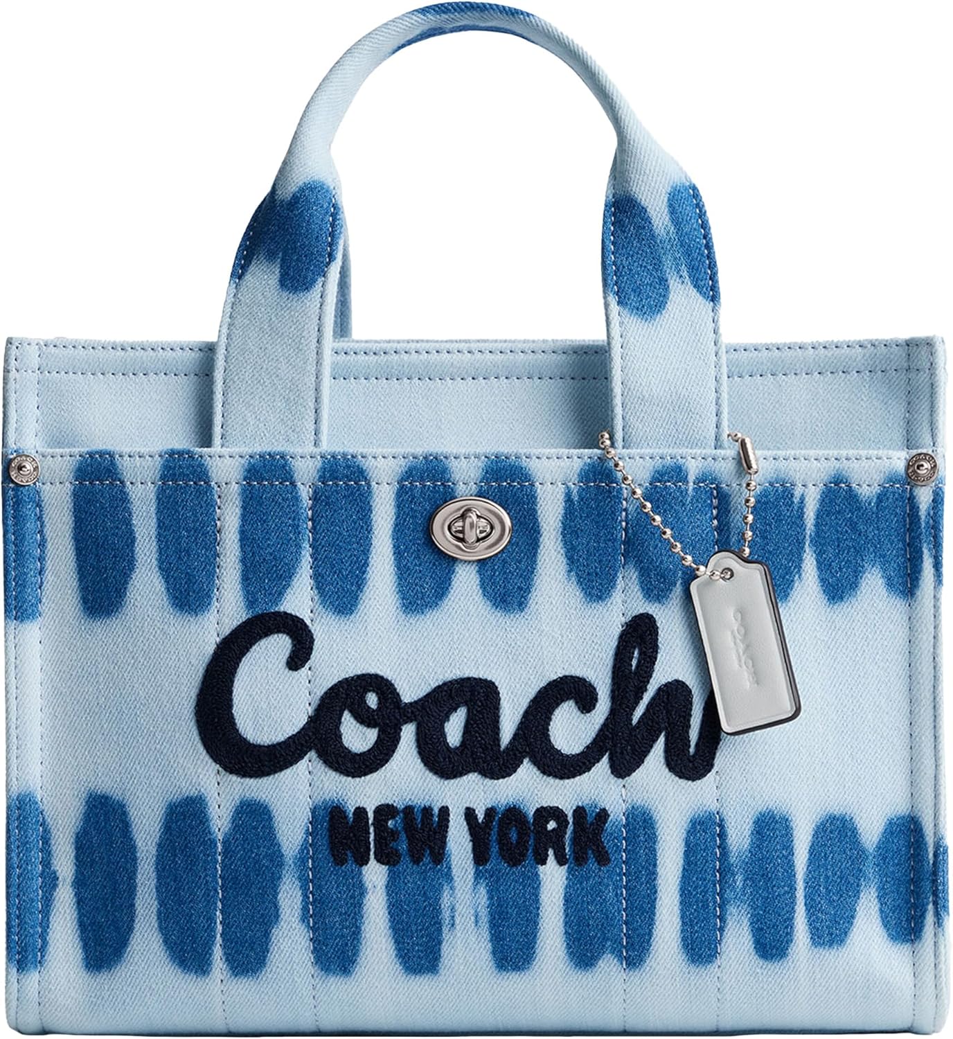 COACH Women's Camo Printed Canvas Cargo Tote 26