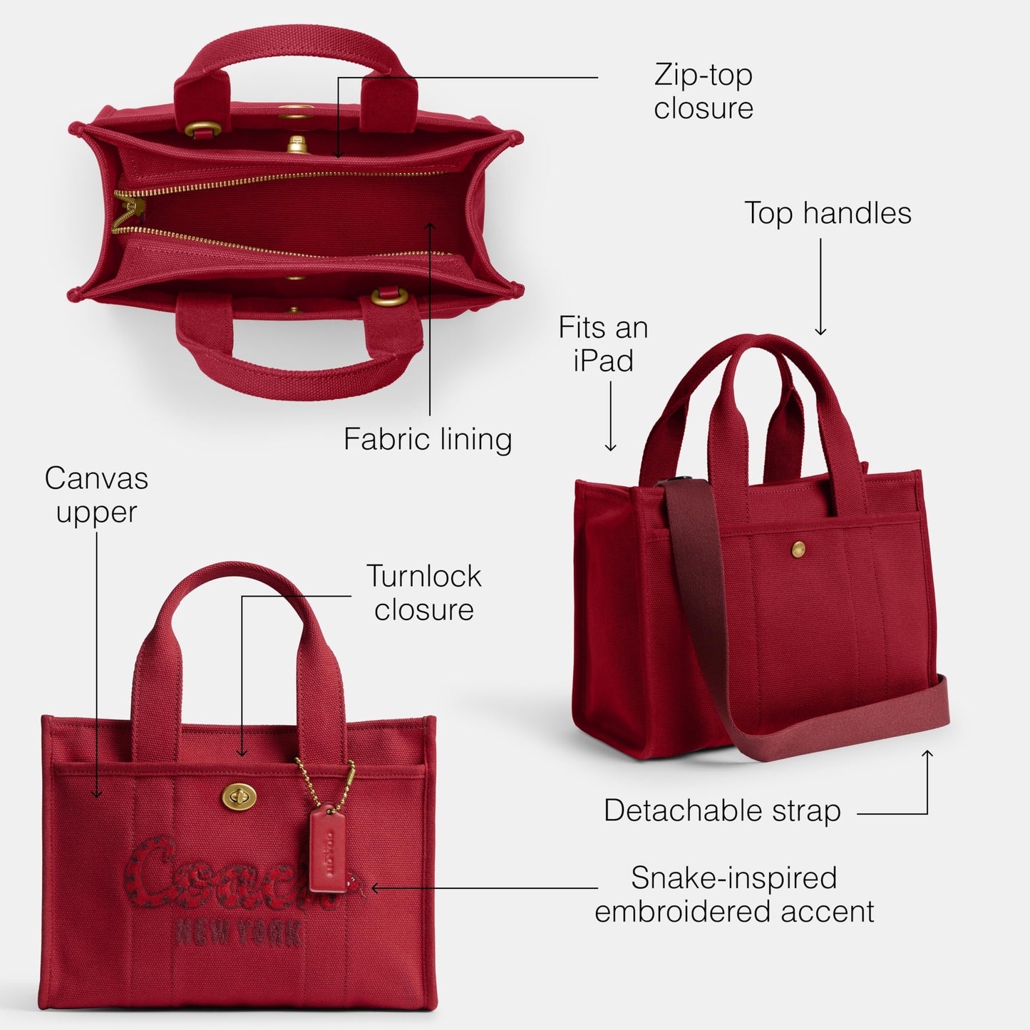 Coach Women's Cargo Tote 26