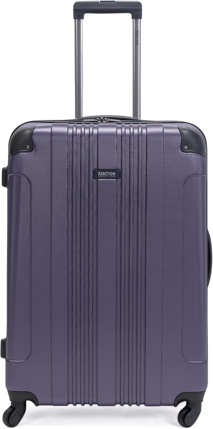 Kenneth Cole REACTION Out of Bounds Lightweight Hardshell 4-Wheel Spinner Luggage, Rose Gold, 2-Piece Set (20" & 28")