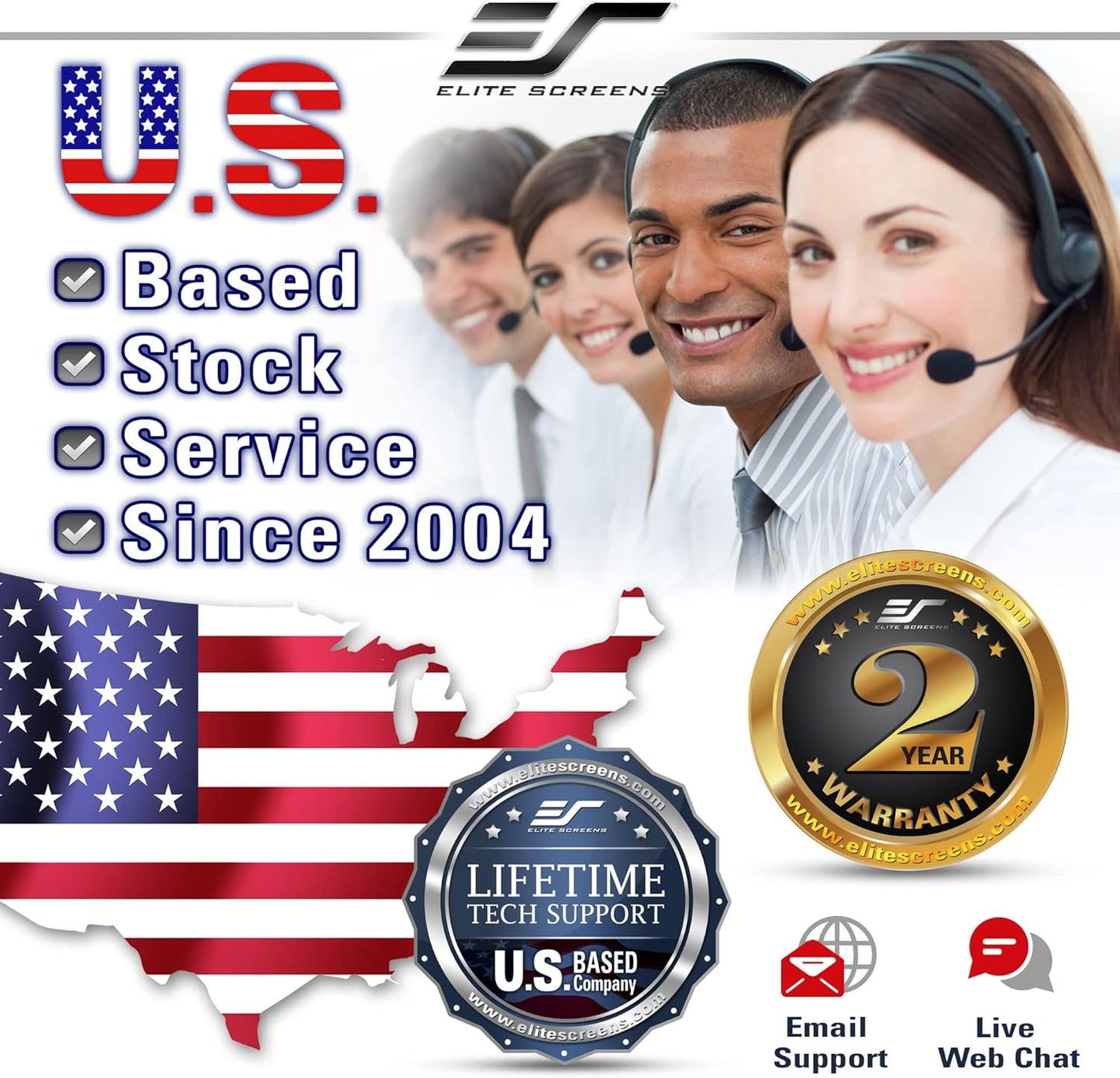 Projector Screen Elite Screens Spectrum RC1 Remote, 180-INCH Diag 16:9, Motorized Projection Screen Movie Home Theater 4K/8K Ultra HD Ready, ELECTRIC180H2