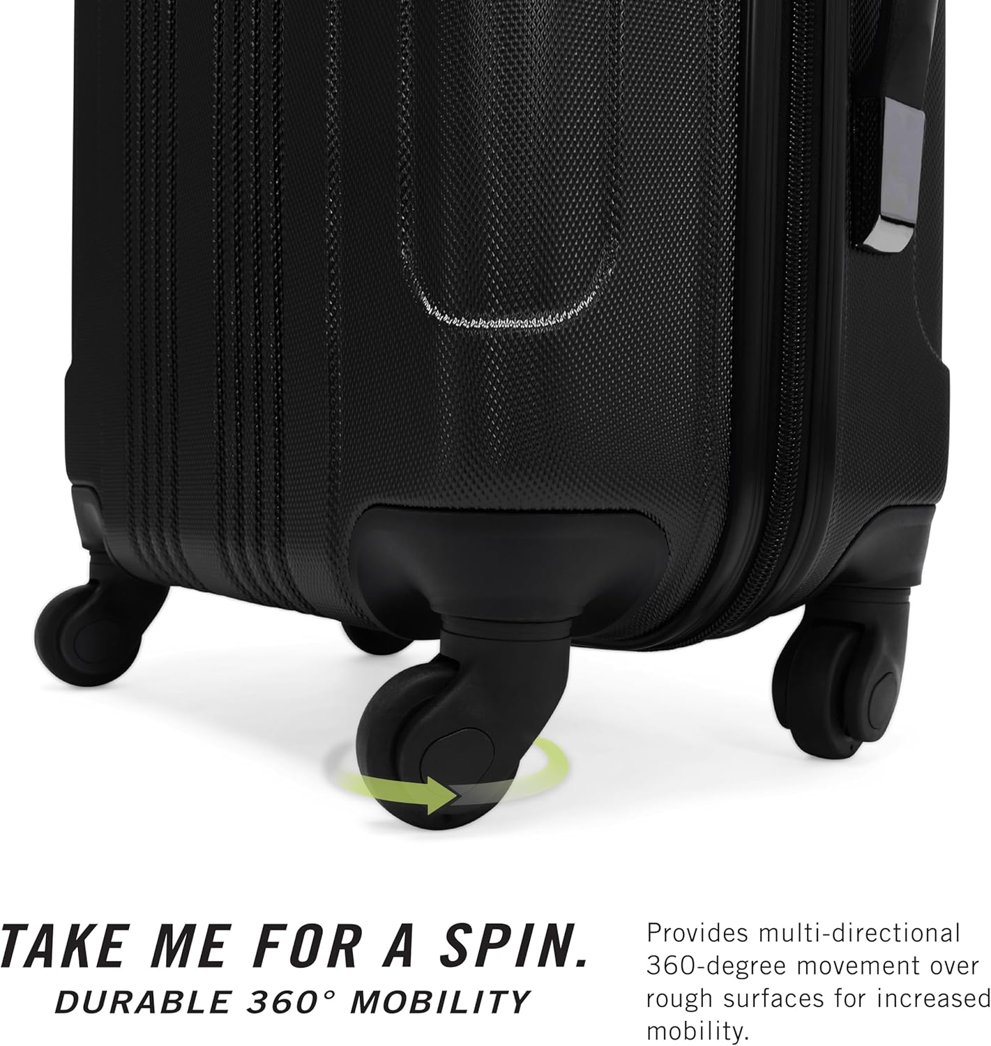Kenneth Cole REACTION Out of Bounds Lightweight Hardshell 4-Wheel Spinner Luggage, Rose Gold, 2-Piece Set (20" & 28")