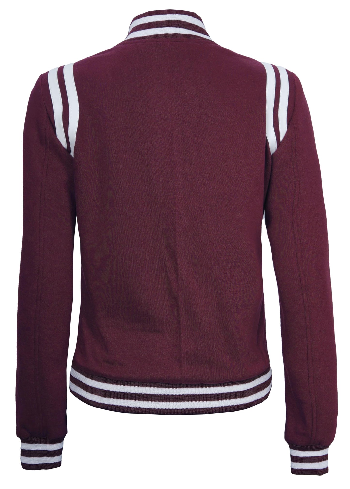 Decrum Varsity Jacket Women – Lightweight Soft Fleece Highschool Baseball Letterman Style Womens Bomber Jackets