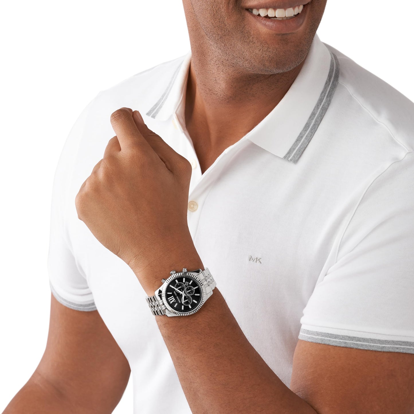 Michael Kors Lexington Men's Watch, Stainless Steel Bracelet Watch for Men