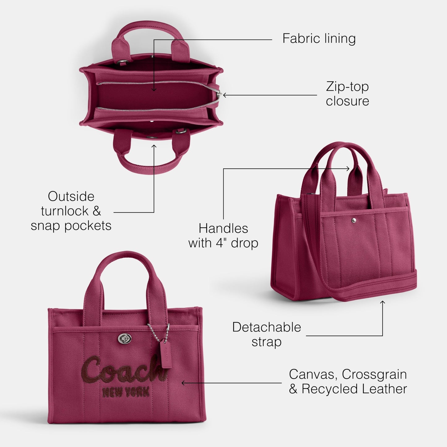 Coach Women's Cargo Tote 26