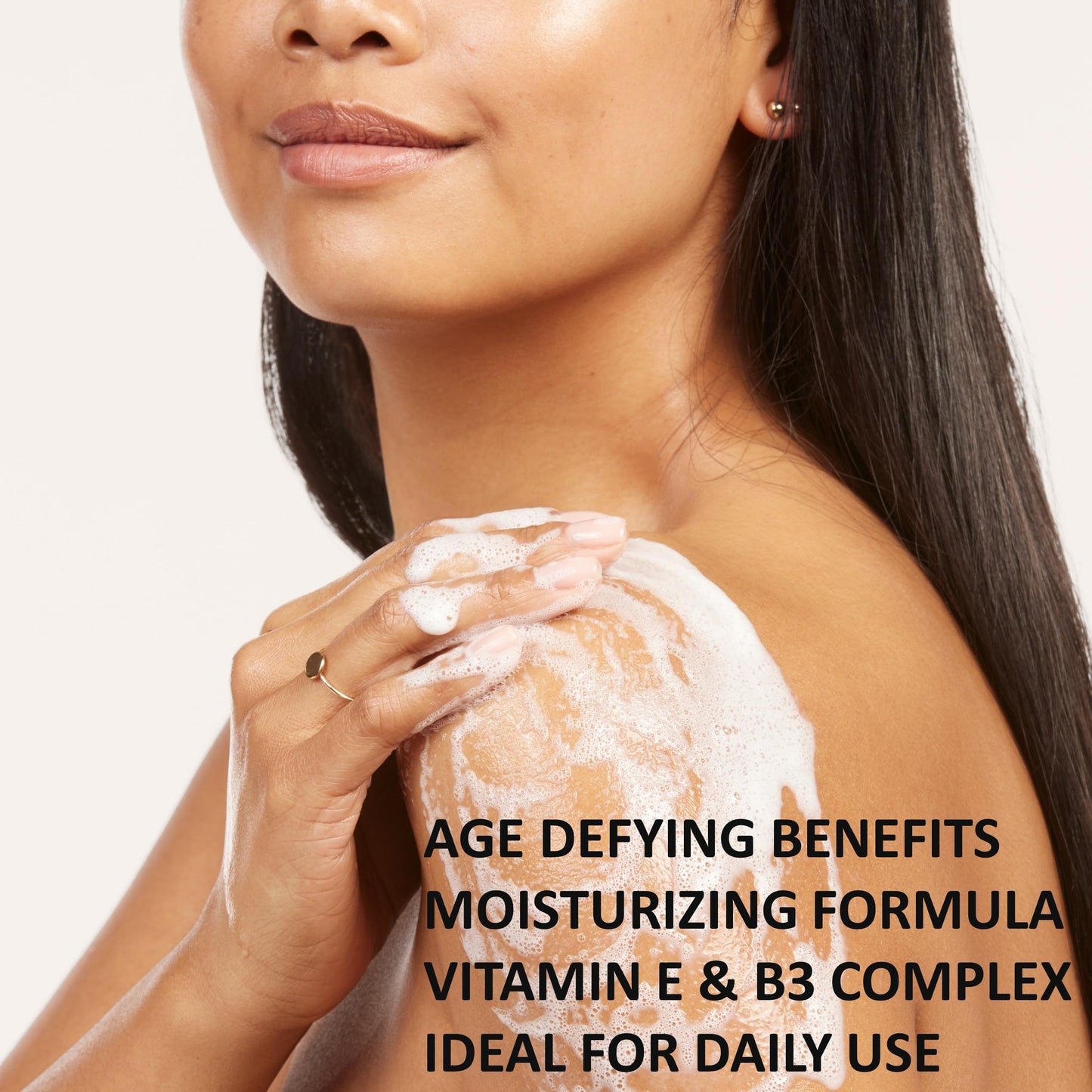 Olay Body Wash Age Defying with Vitamin E & B3 Complex, 24hr Moisturizing Formula, Promotes Visibly Smooth Skin, Ideal for Daily Use, 22 fl oz, (Pack of 2)