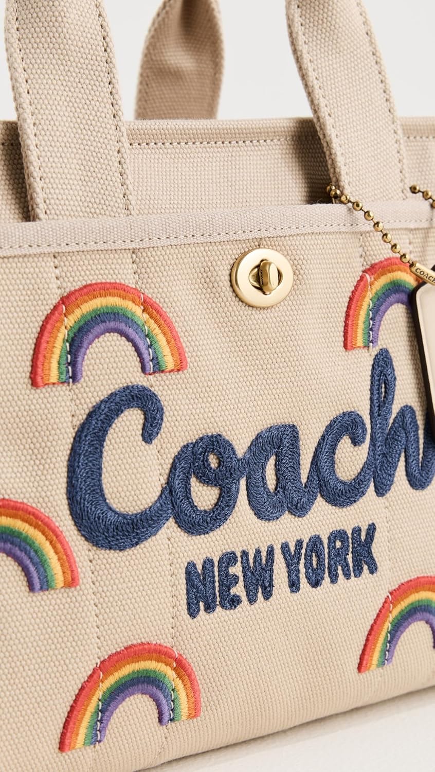 COACH Women's Camo Printed Canvas Cargo Tote 26