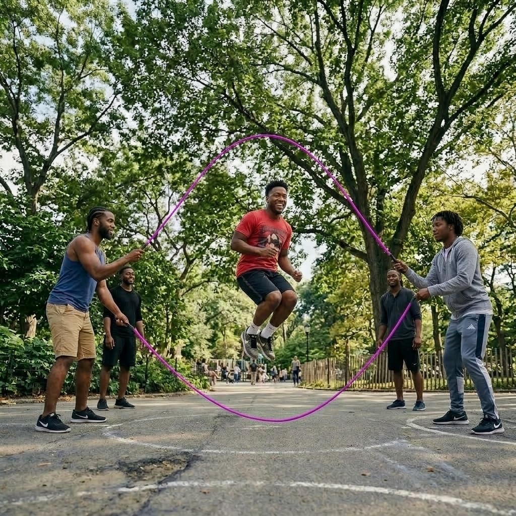 Street Ropez Royalty Double Dutch Jump Ropes (Set of 2) – 14 ft, Heavy-Weight, Tangle-Free, No Doubling Needed, Perfect for Beginners & Pros + Bonus Storage Bag