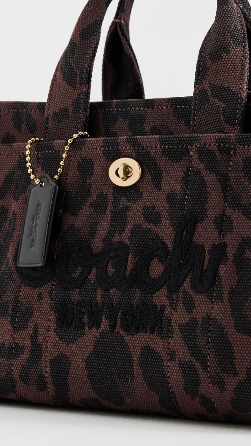 COACH Women's Camo Printed Canvas Cargo Tote 26