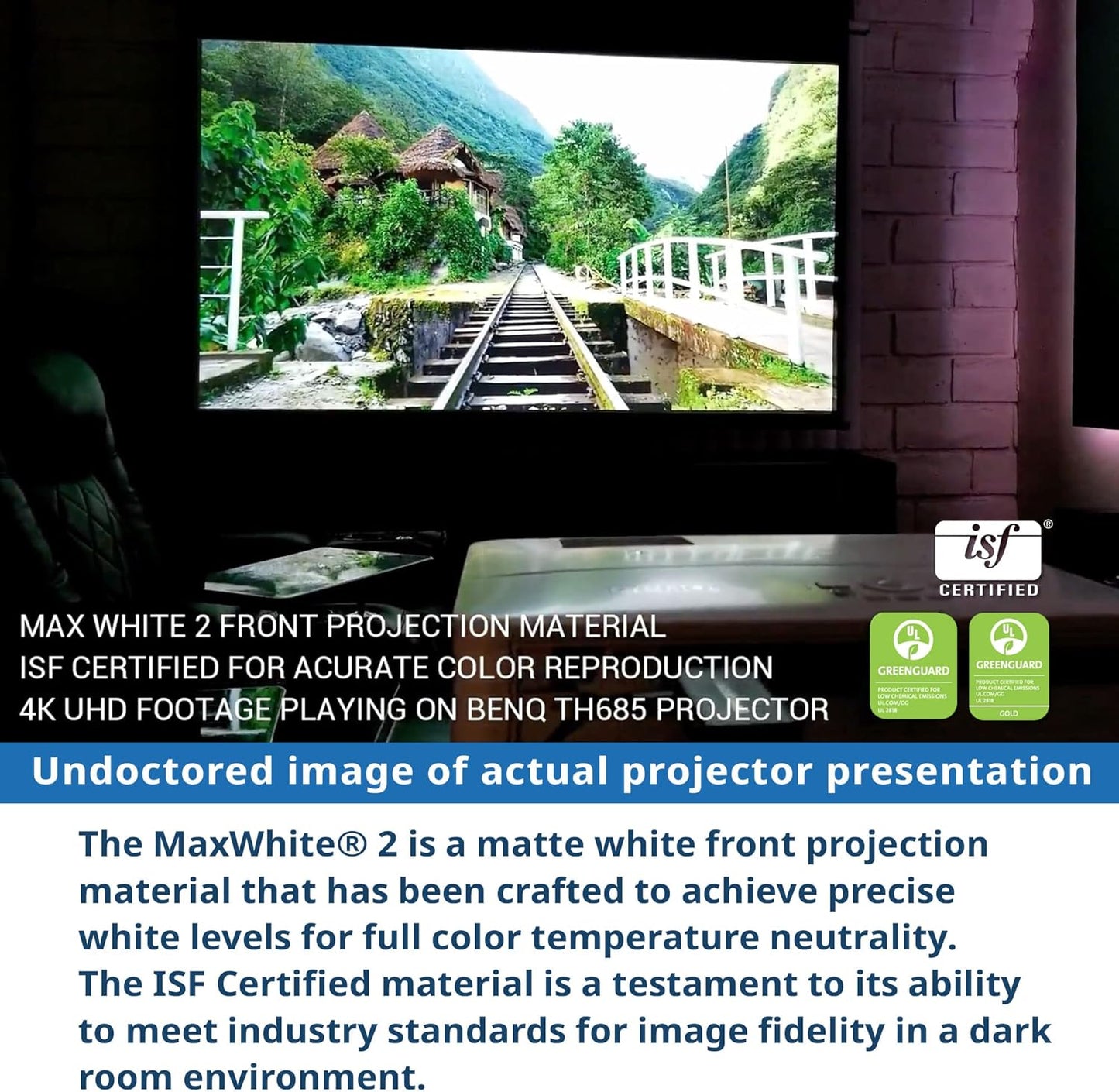 Projector Screen Elite Screens Spectrum RC1 Remote, 180-INCH Diag 16:9, Motorized Projection Screen Movie Home Theater 4K/8K Ultra HD Ready, ELECTRIC180H2