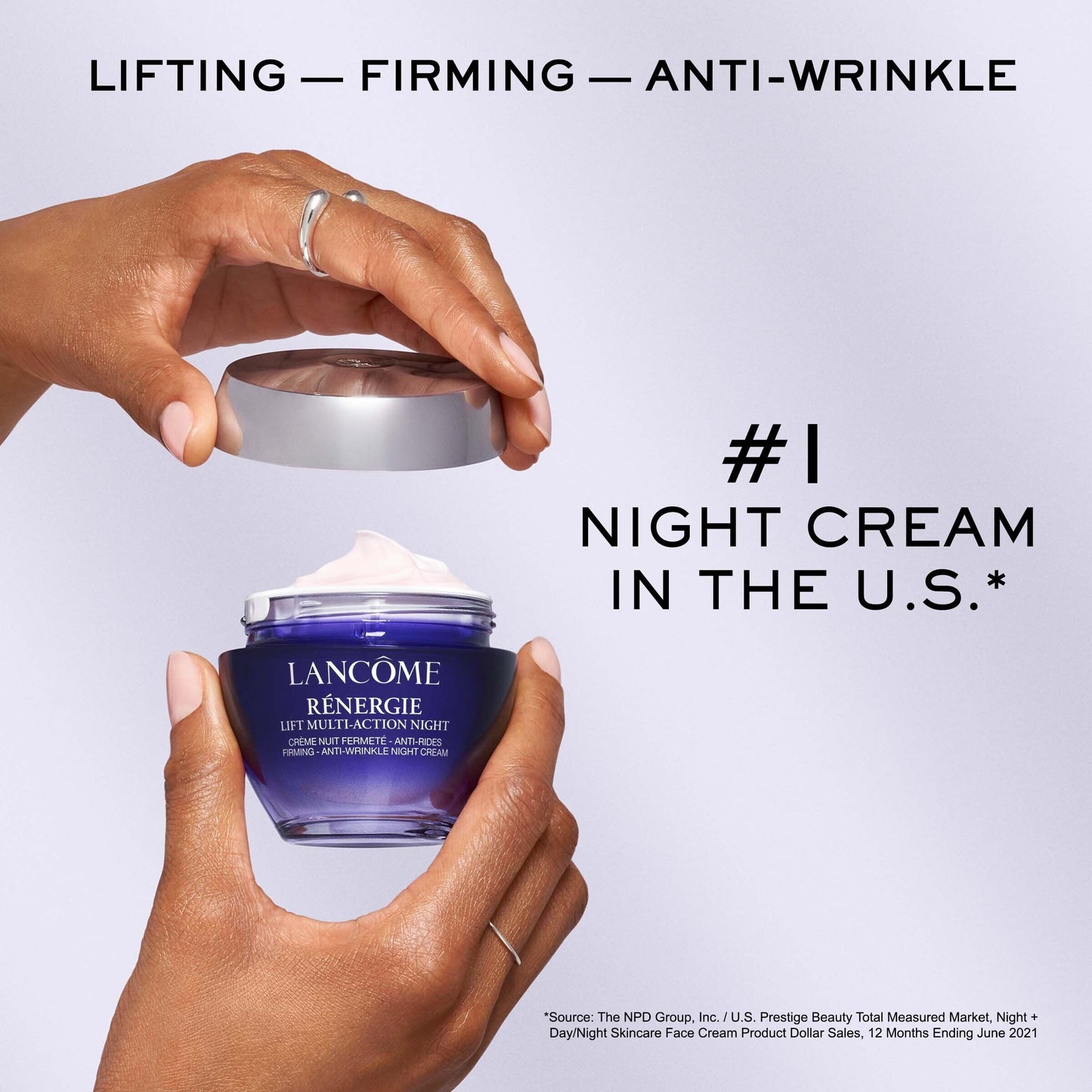 Lancôme Rénergie Multi-Action Night Cream - For Lifting & Firming - With Hyaluronic Acid
