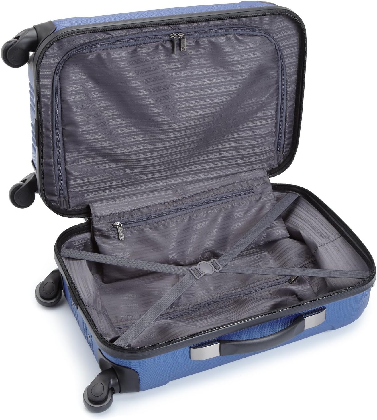 Kenneth Cole REACTION Out of Bounds Lightweight Hardshell 4-Wheel Spinner Luggage, Rose Gold, 2-Piece Set (20" & 28")