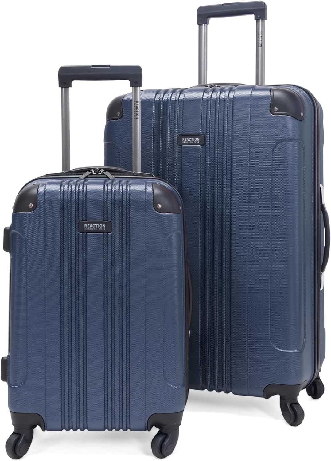 Kenneth Cole REACTION Out of Bounds Lightweight Hardshell 4-Wheel Spinner Luggage, Rose Gold, 2-Piece Set (20" & 28")