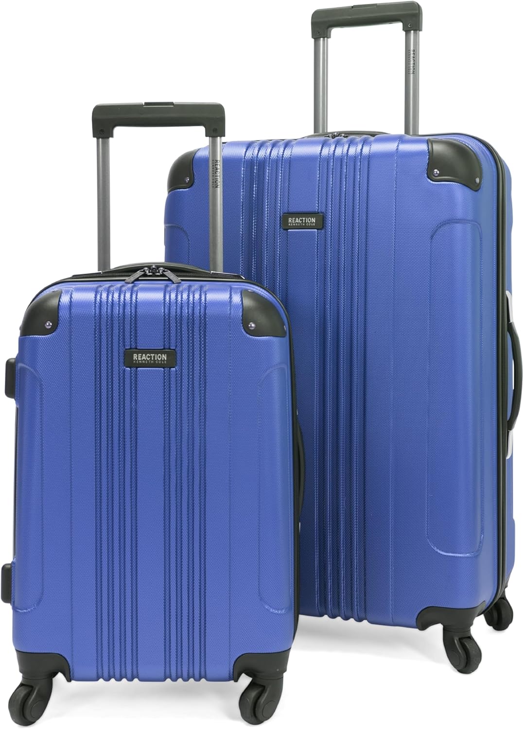 Kenneth Cole REACTION Out of Bounds Lightweight Hardshell 4-Wheel Spinner Luggage, Rose Gold, 2-Piece Set (20" & 28")