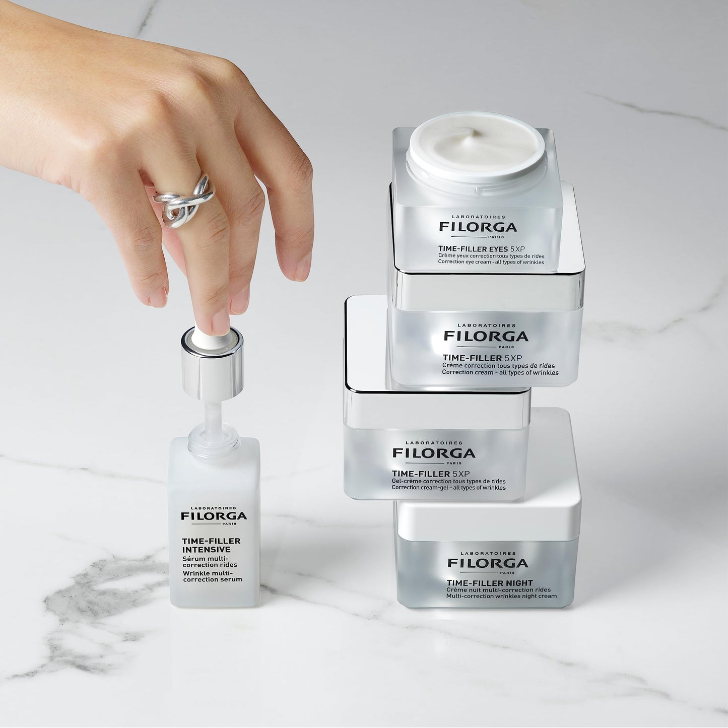 Filorga Time-Filler 5-XP Wrinkle Correction Moisturizing, Enhanced Anti Aging Formula to Reduce and Repair Face, Eye, and Neck Wrinkles and Fine Lines