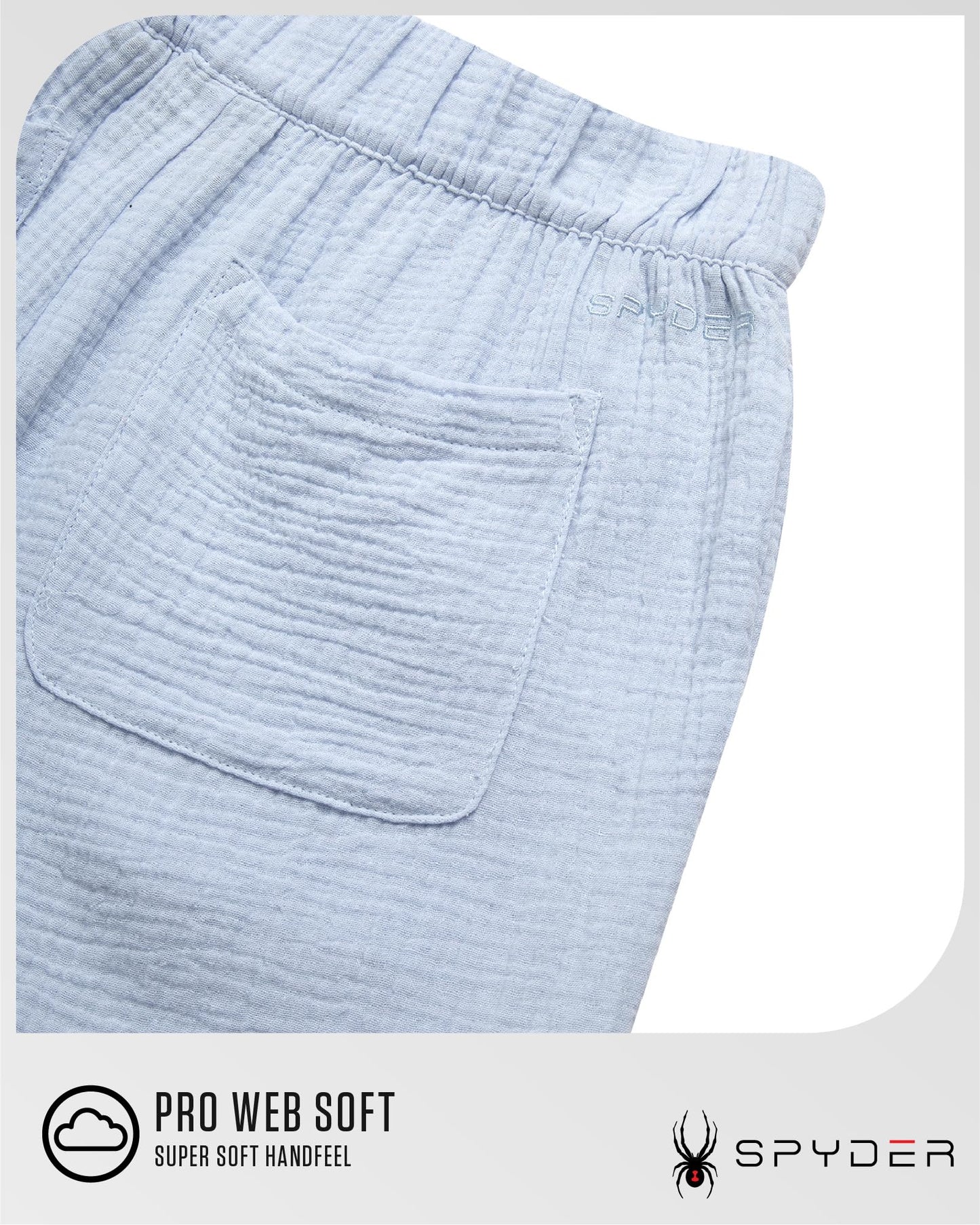 Spyder Womens Shorts - Lightweight Breathable Woven Pull On Shorts for Women with Side Pockets for Casual Daily Wear