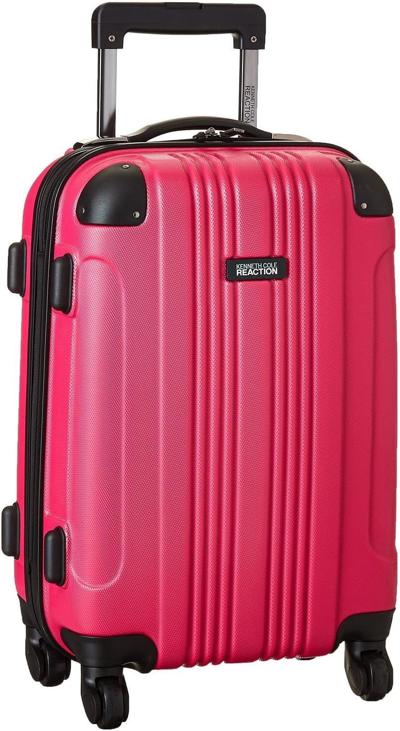 Kenneth Cole REACTION Out of Bounds Lightweight Hardshell 4-Wheel Spinner Luggage, Rose Gold, 2-Piece Set (20" & 28")