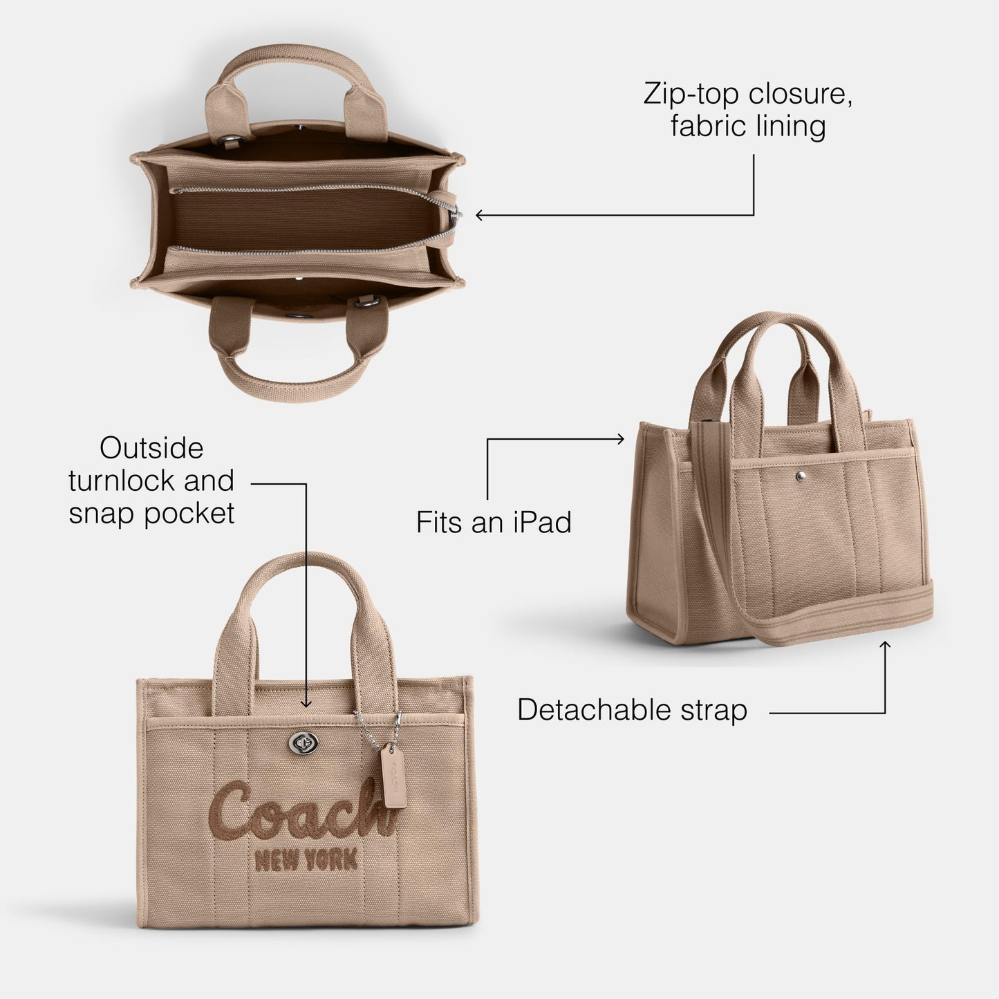 Coach Women's Cargo Tote 26