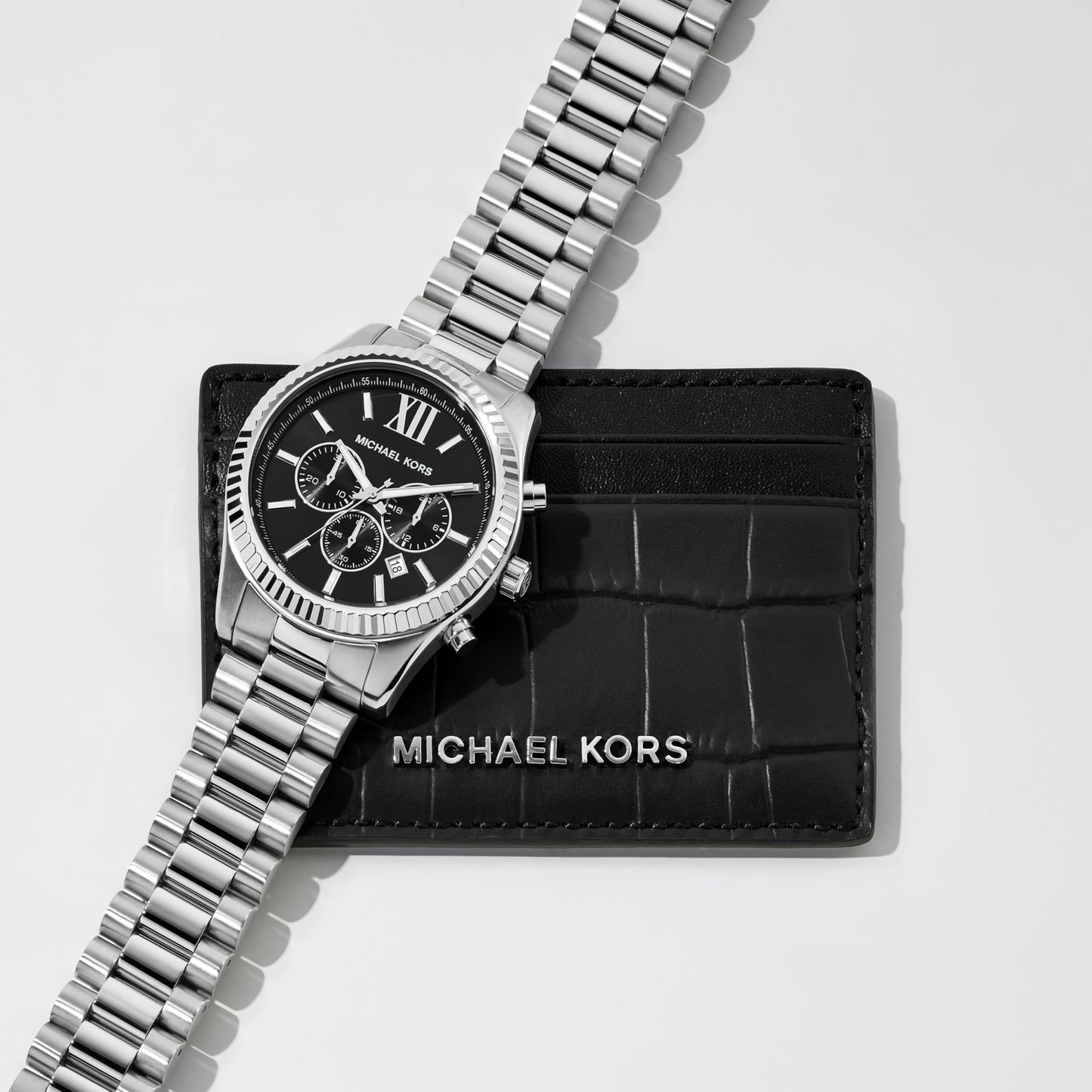 Michael Kors Lexington Men's Watch, Stainless Steel Bracelet Watch for Men