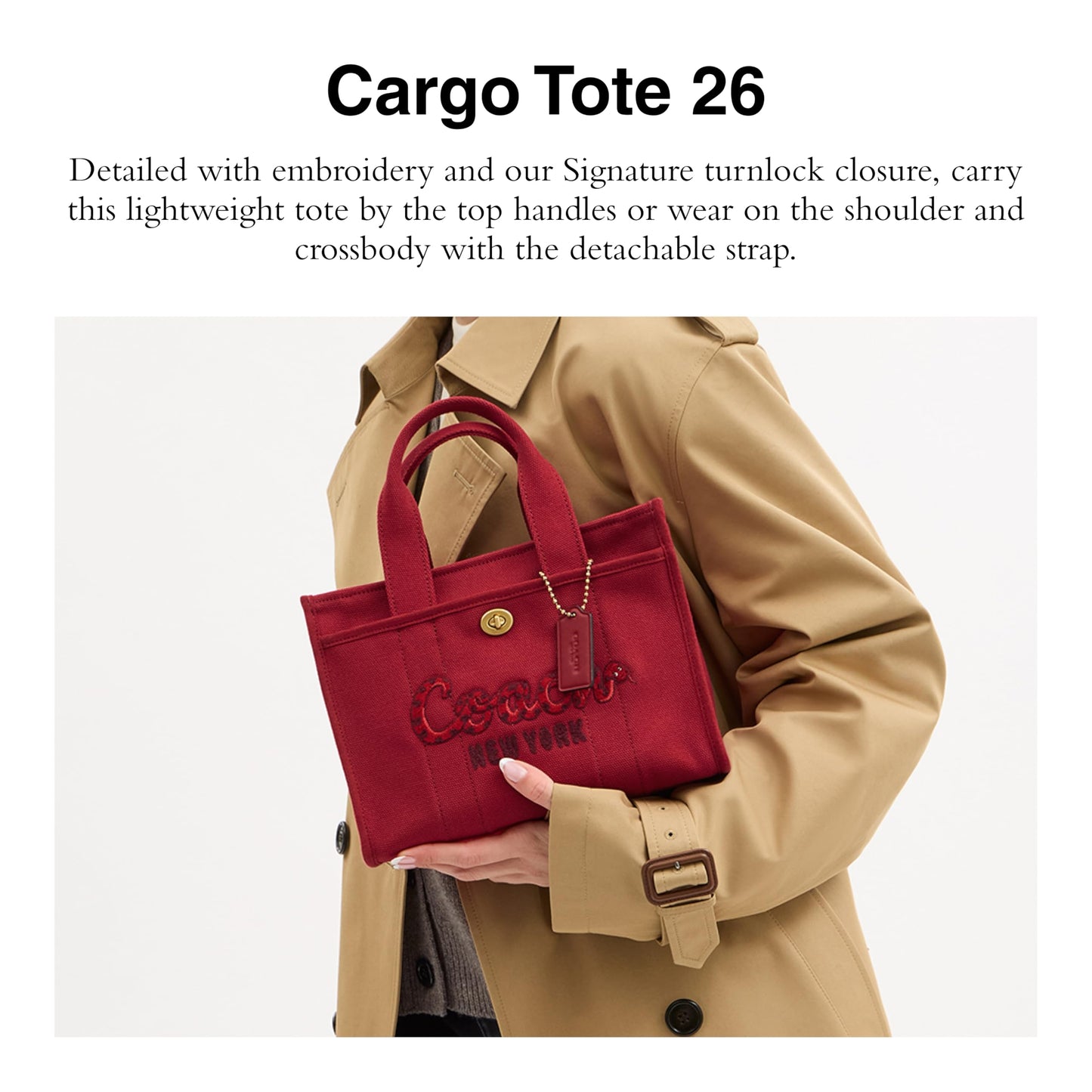 Coach Women's Cargo Tote 26