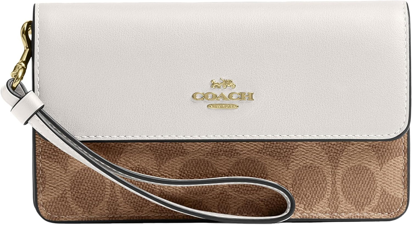 COACH womens Foldover Wristlet