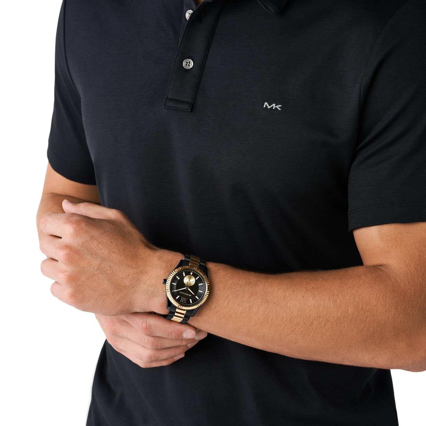 Michael Kors Lexington Men's Watch, Stainless Steel Bracelet Watch for Men