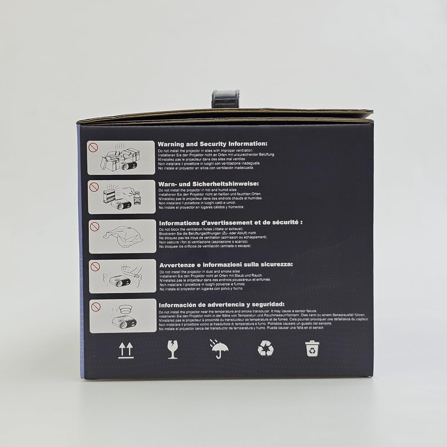 Mini Projector, VISSPL Full HD 1080P Video Projector, Portable Outdoor Projector with Tripod, Kids Gift, Home Theater Movie Phone Projector Compatible with Android/iOS/Windows/TV Stick/HDMI/USB