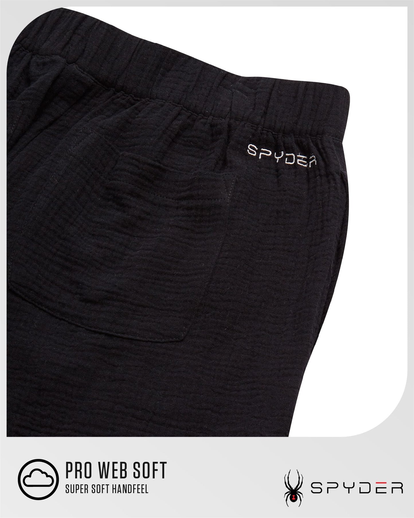 Spyder Womens Shorts - Lightweight Breathable Woven Pull On Shorts for Women with Side Pockets for Casual Daily Wear