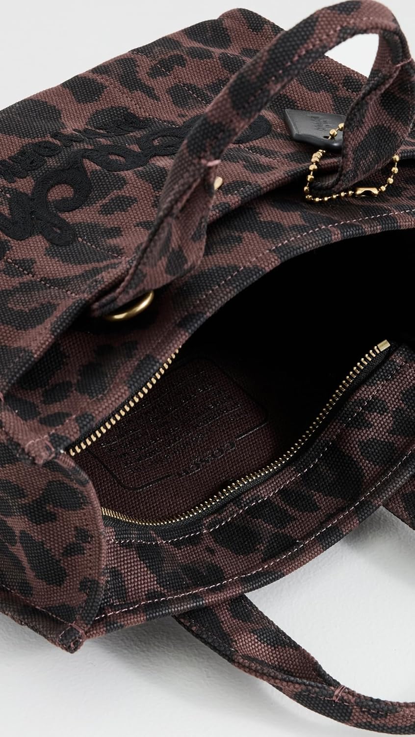COACH Women's Camo Printed Canvas Cargo Tote 26