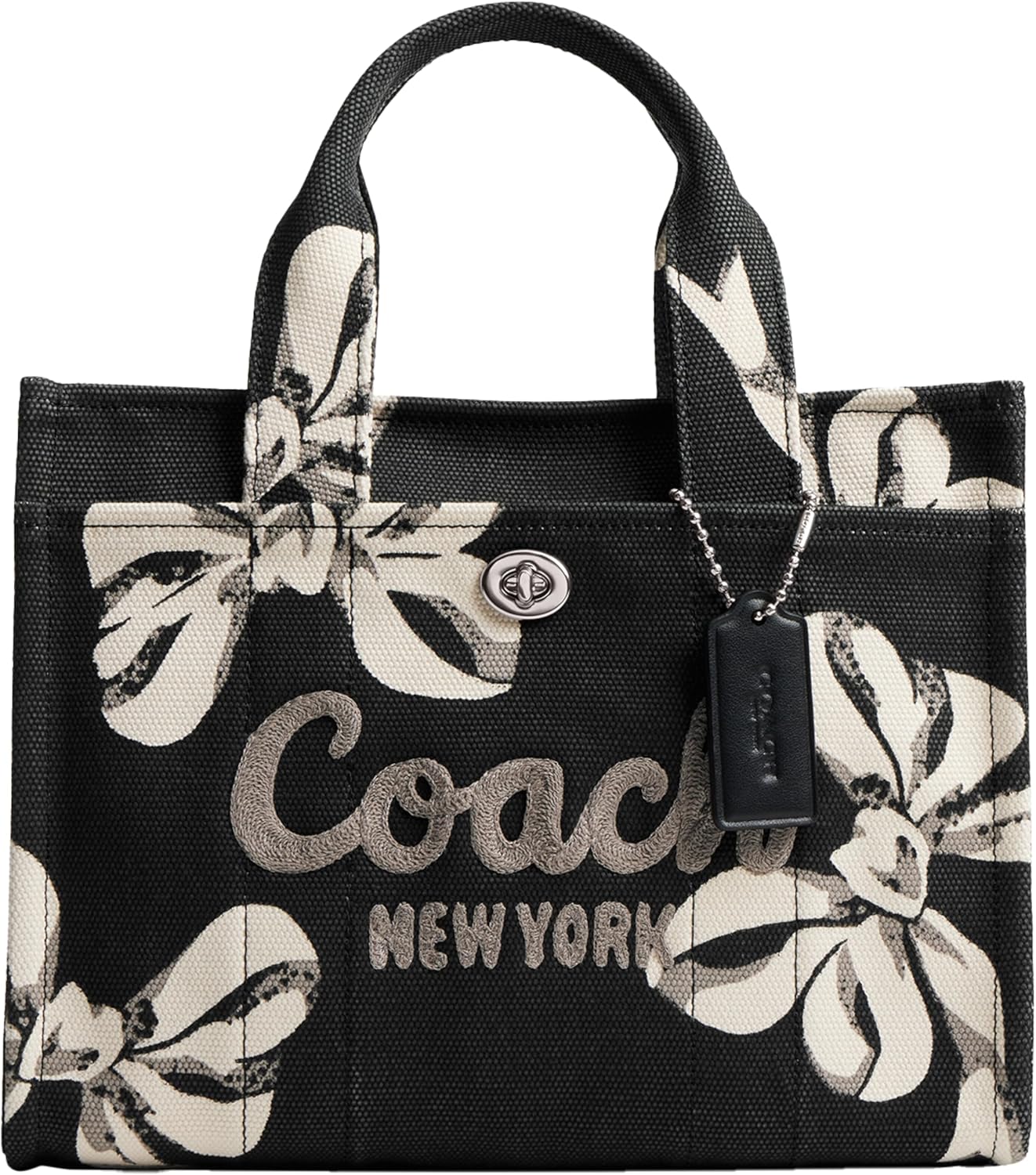 COACH Women's Camo Printed Canvas Cargo Tote 26