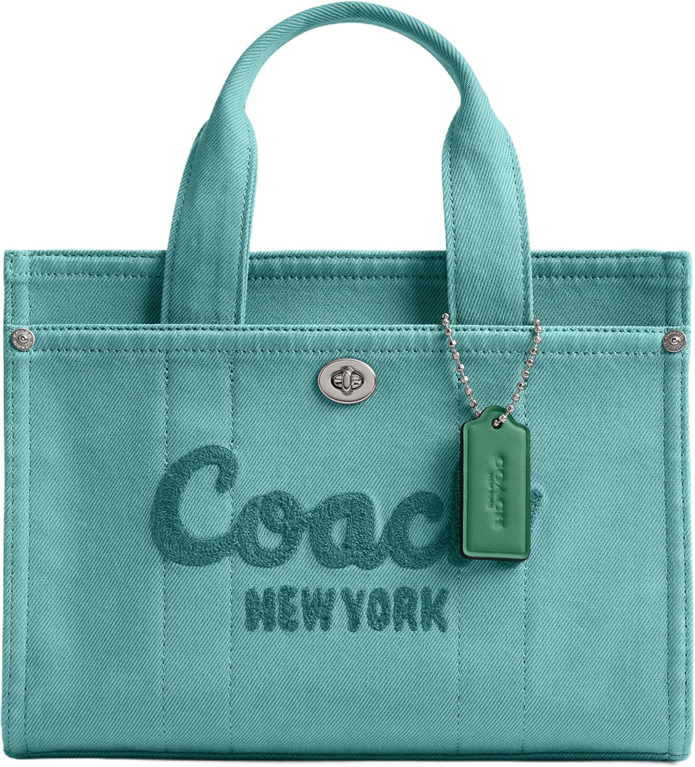COACH Women's Camo Printed Canvas Cargo Tote 26