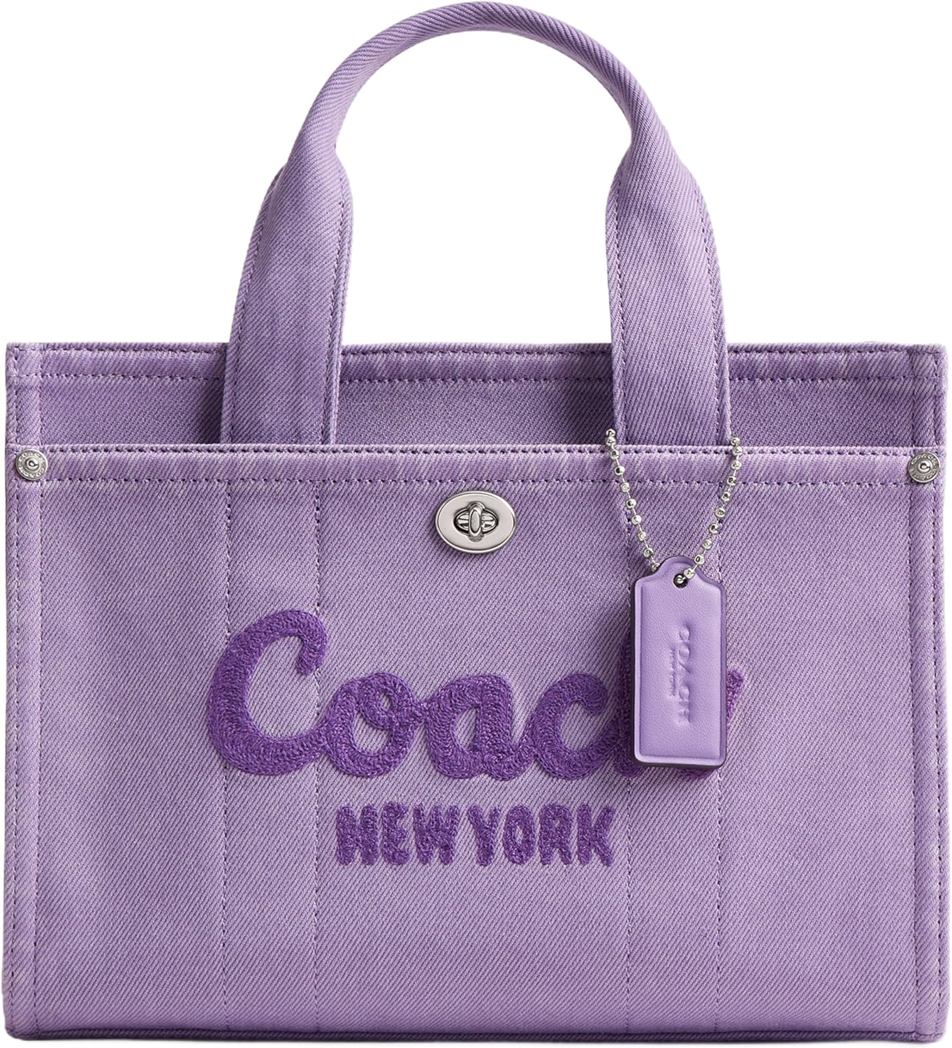 COACH Women's Camo Printed Canvas Cargo Tote 26