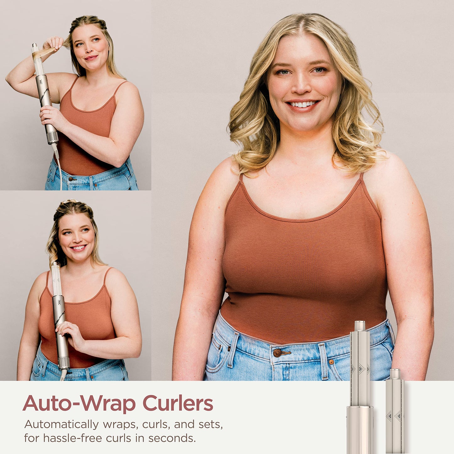 Shark FlexStyle Hair Dryer & Powerful Styling System with 6-Piece Hair Styling Tools, Paddle Brush, Curl-Defining Hair Diffuser, Auto-Wrap Curlers, Styling Concentrator, Oval Brush &, Black, HD440BK