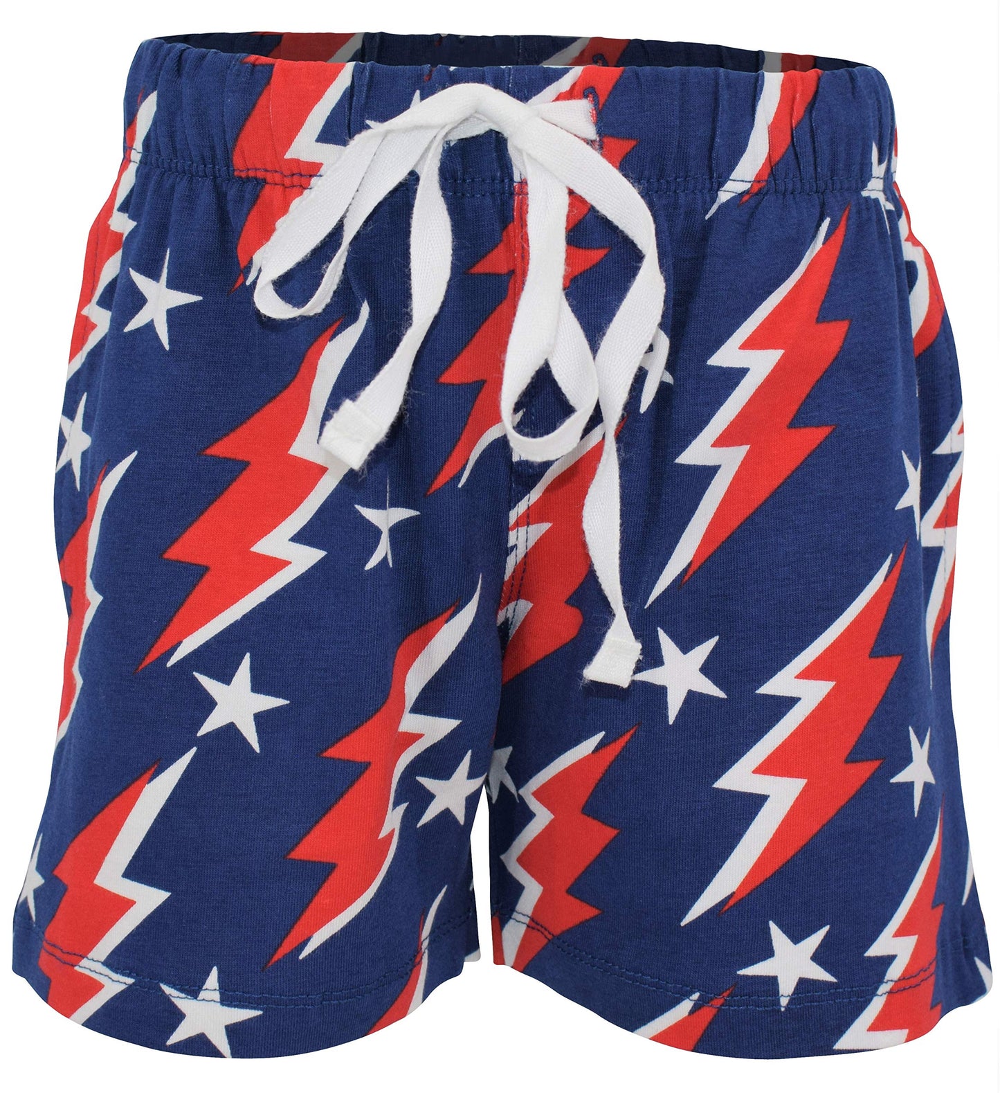 Boys 2pc Shorts Set Outfit Short Sleeve Shirt with Bold Applique Print and Shorts