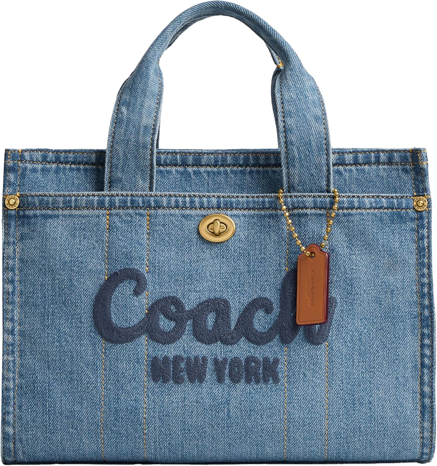 COACH Women's Camo Printed Canvas Cargo Tote 26