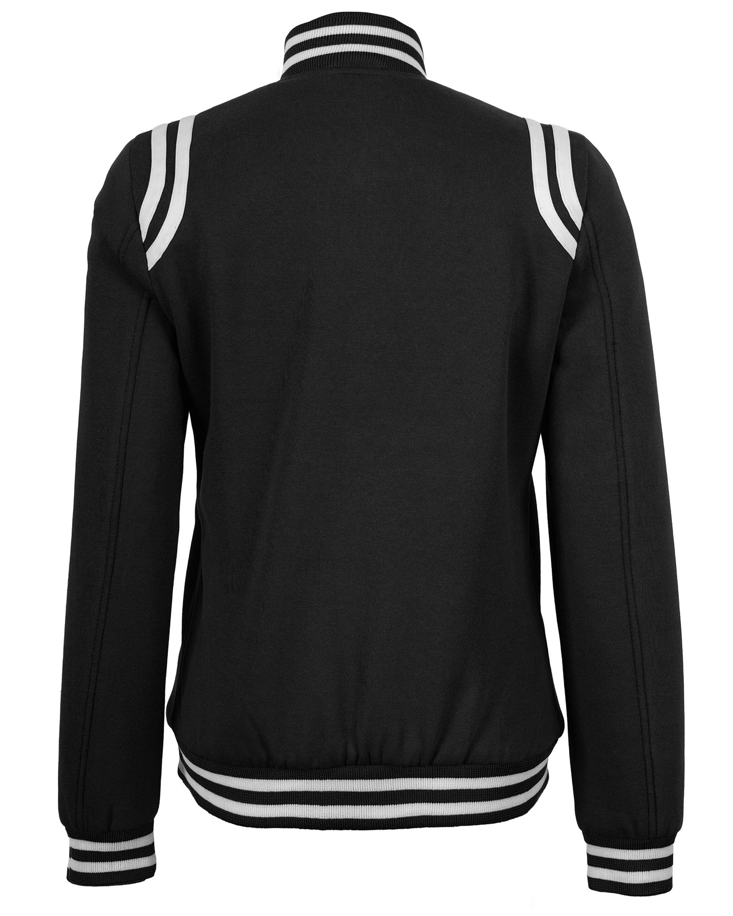 Decrum Varsity Jacket Women – Lightweight Soft Fleece Highschool Baseball Letterman Style Womens Bomber Jackets