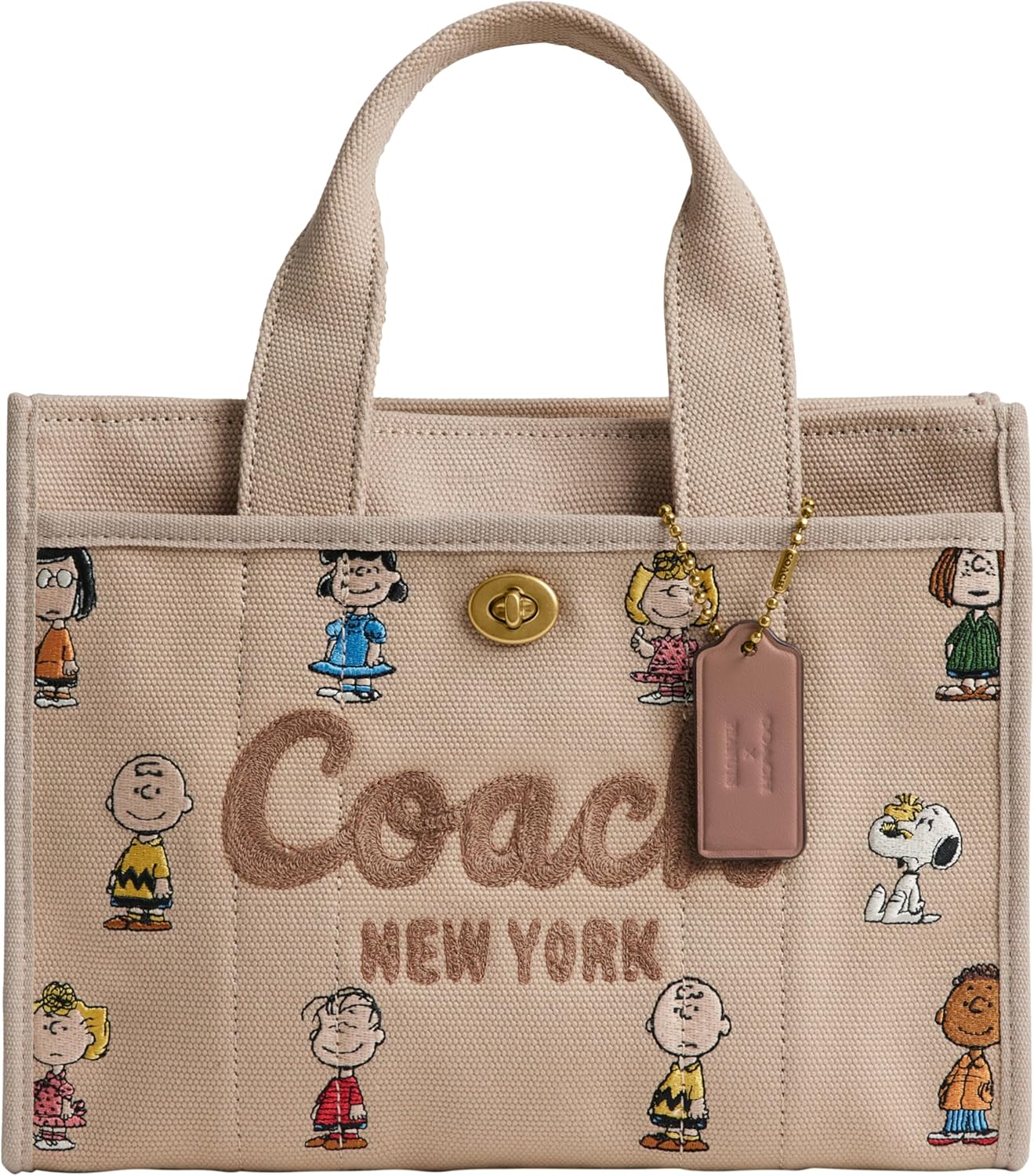 COACH Women's Camo Printed Canvas Cargo Tote 26