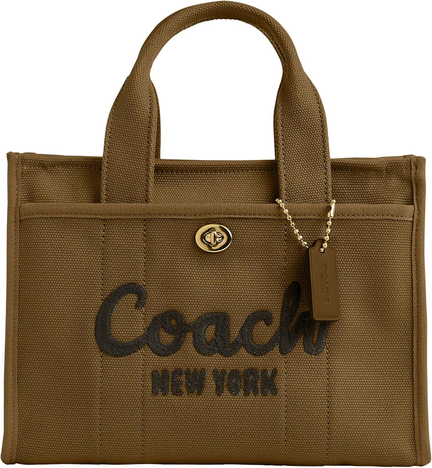 COACH Women's Camo Printed Canvas Cargo Tote 26