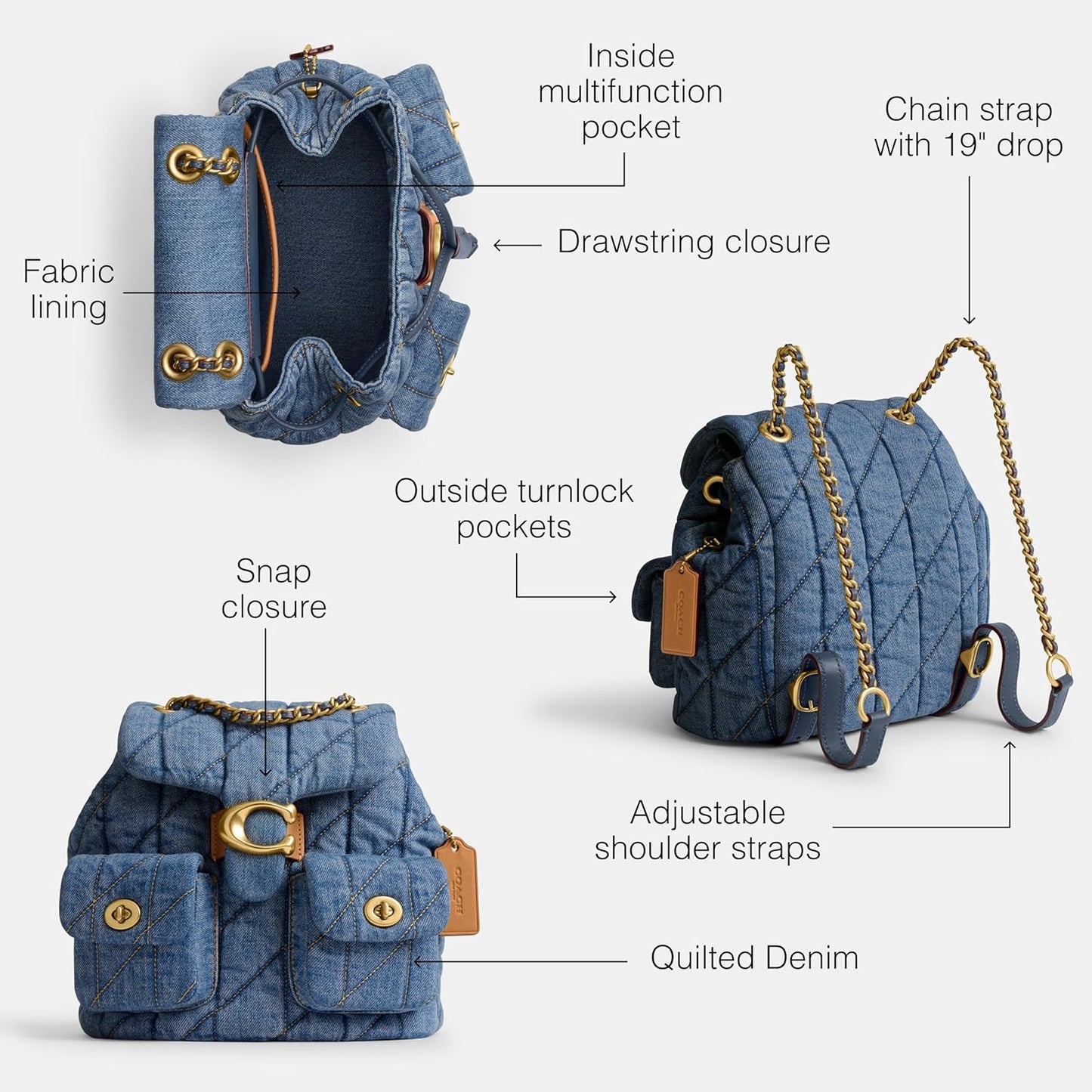 Coach Tabby Backpack