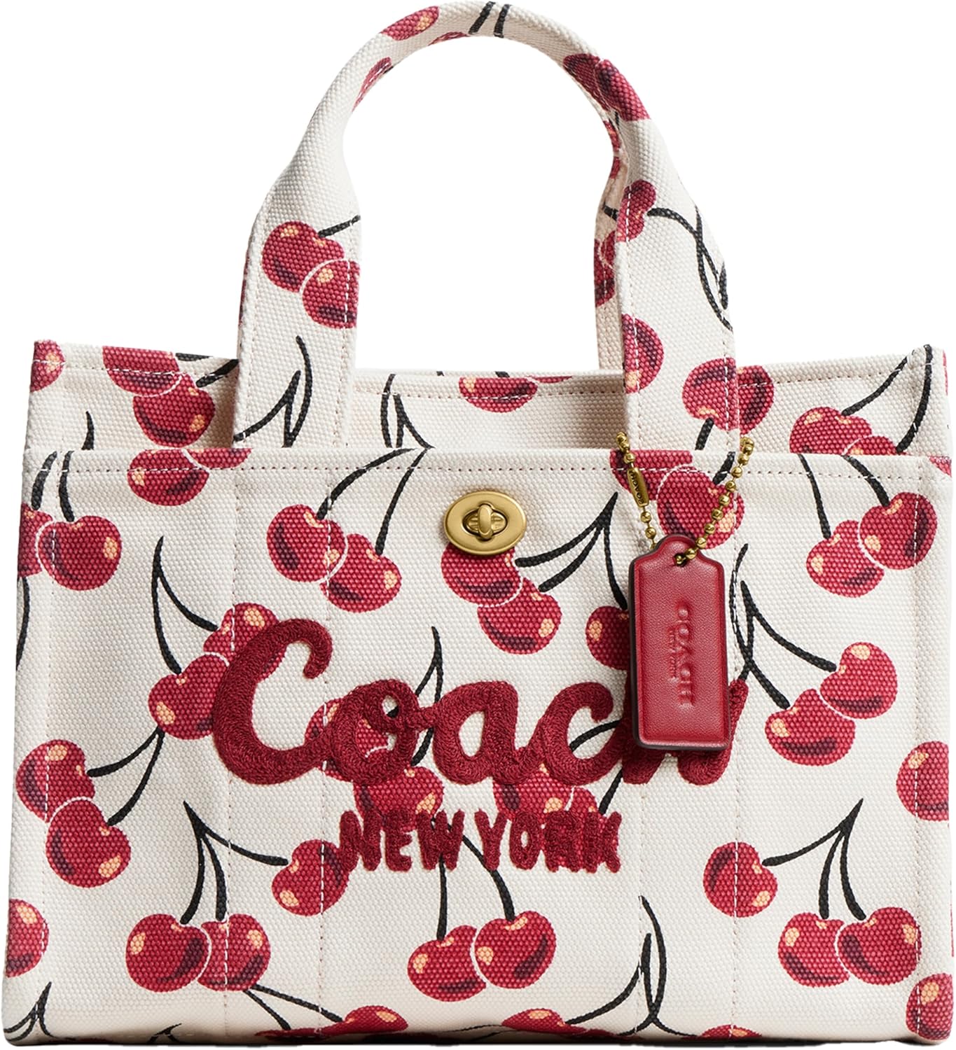 COACH Women's Camo Printed Canvas Cargo Tote 26
